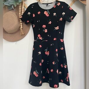 Divided Patterned Jersey Dress